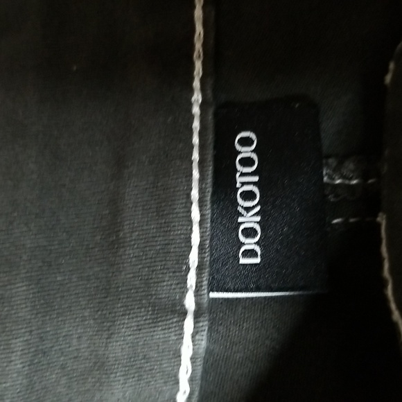 Dockatoo Womens Baggy Cargo Pants In Charcoal Sz 8 - Picture 4 of 6